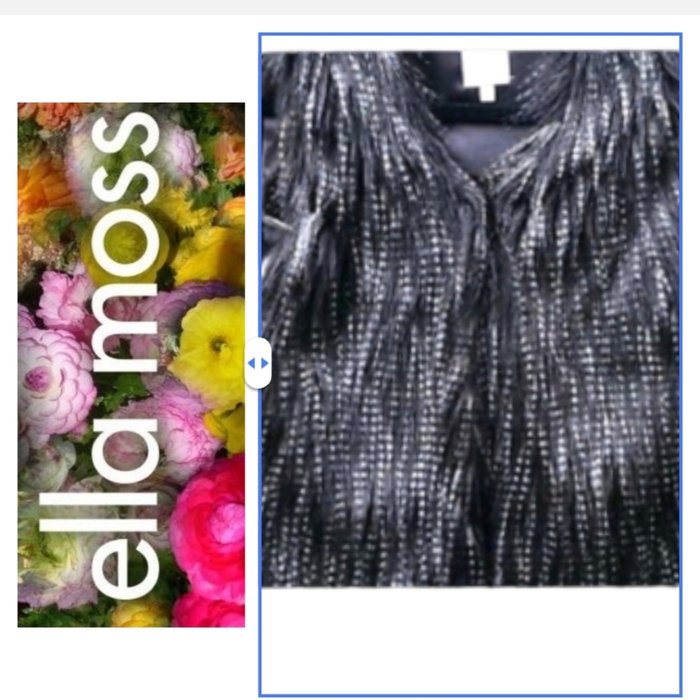 🧧Perfect Ella Moss Faux Ostrich Feather Vest👑💍